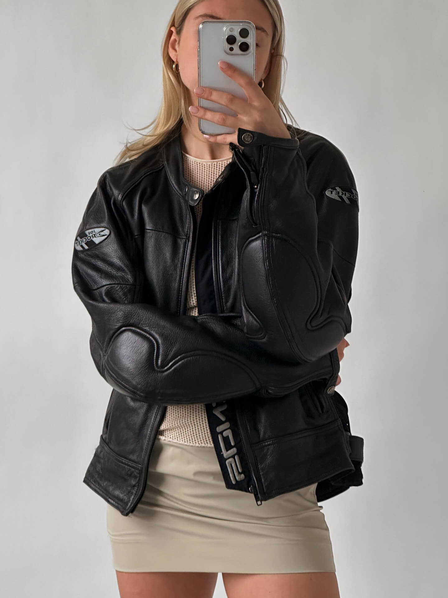 Retro Joe Rocket Motocross Leather Jacket | XS-XL