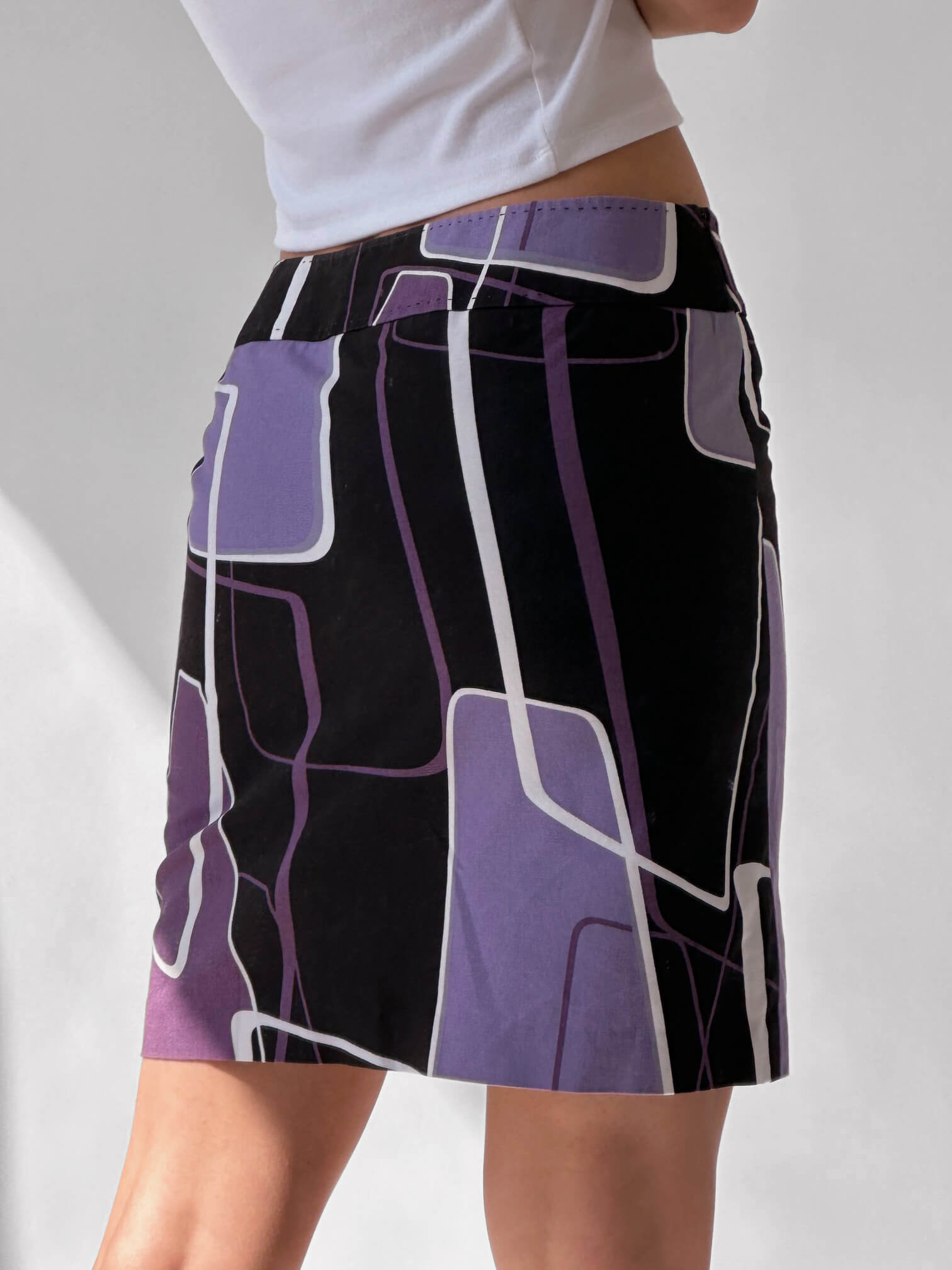 Retro MAXMARA Printed Skirt | 4/S