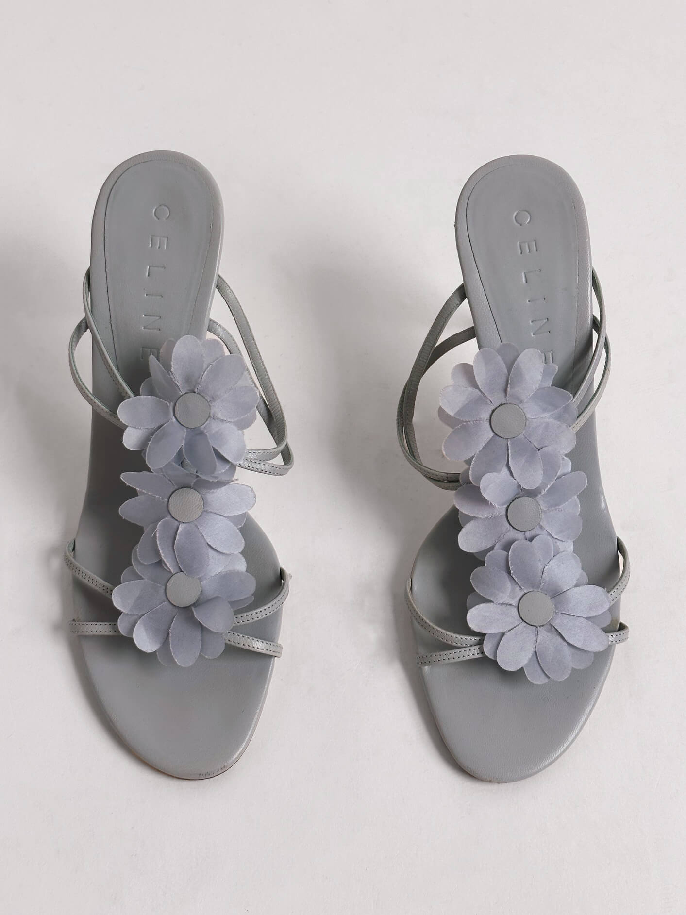 Vintage CELINE Floral Sandals | 37/7US