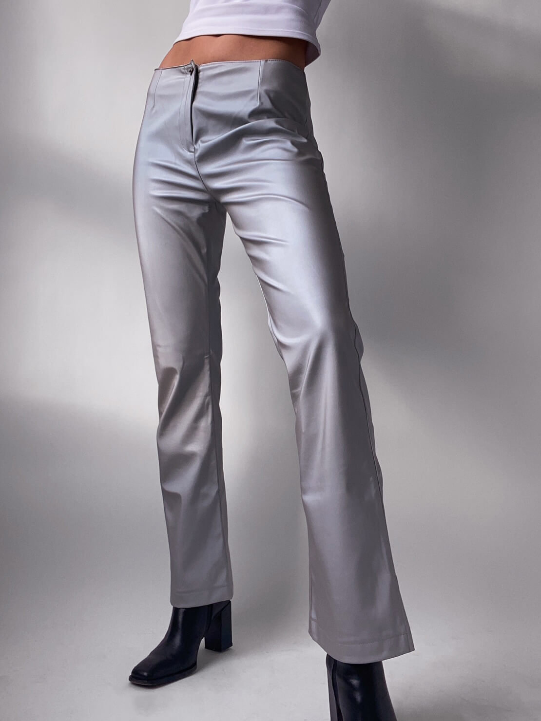 Vintage Iridescent Polyvinyl Trouser| M/27-28W