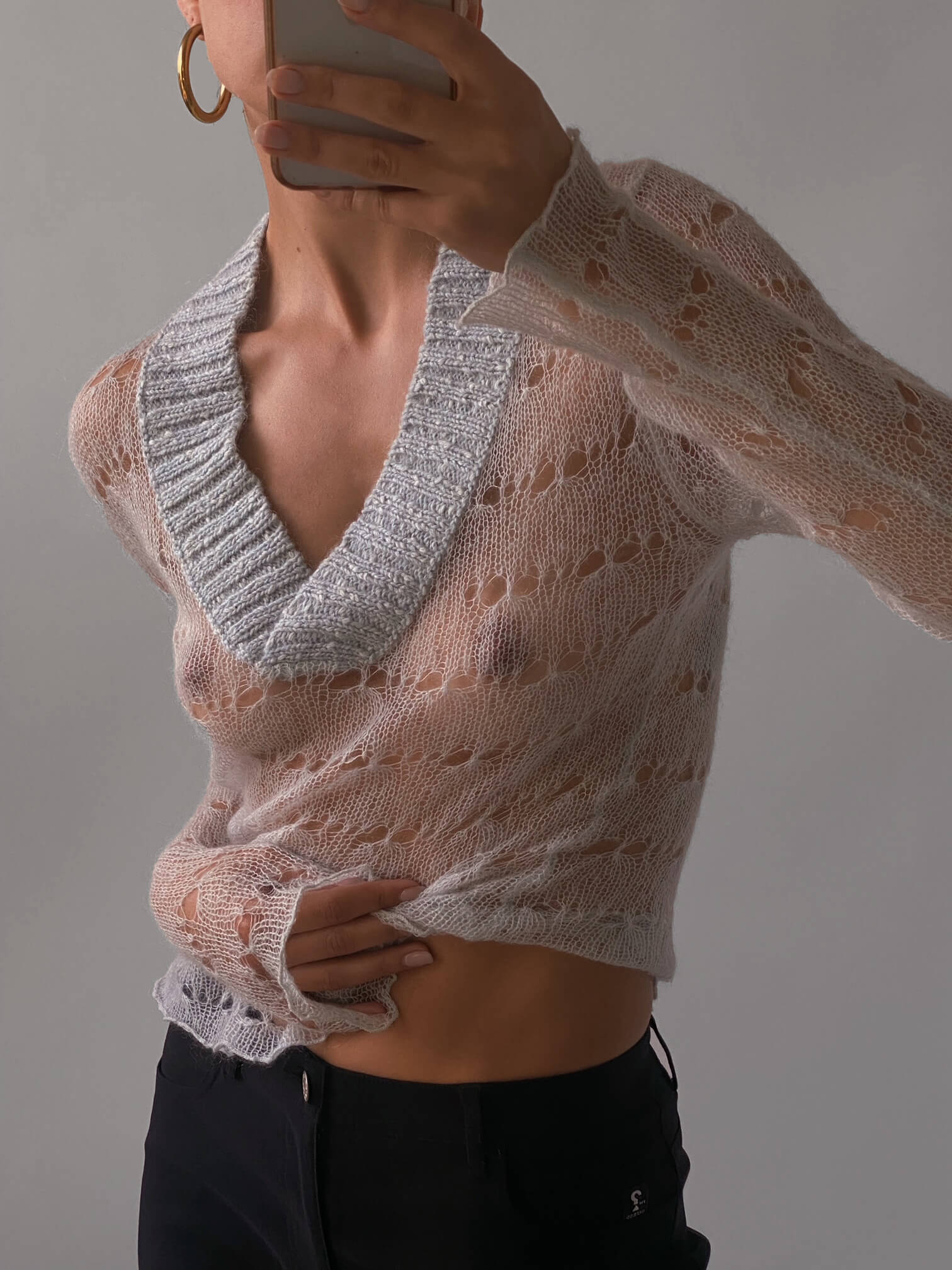 Vintage Kid Mohair Knit | S/M