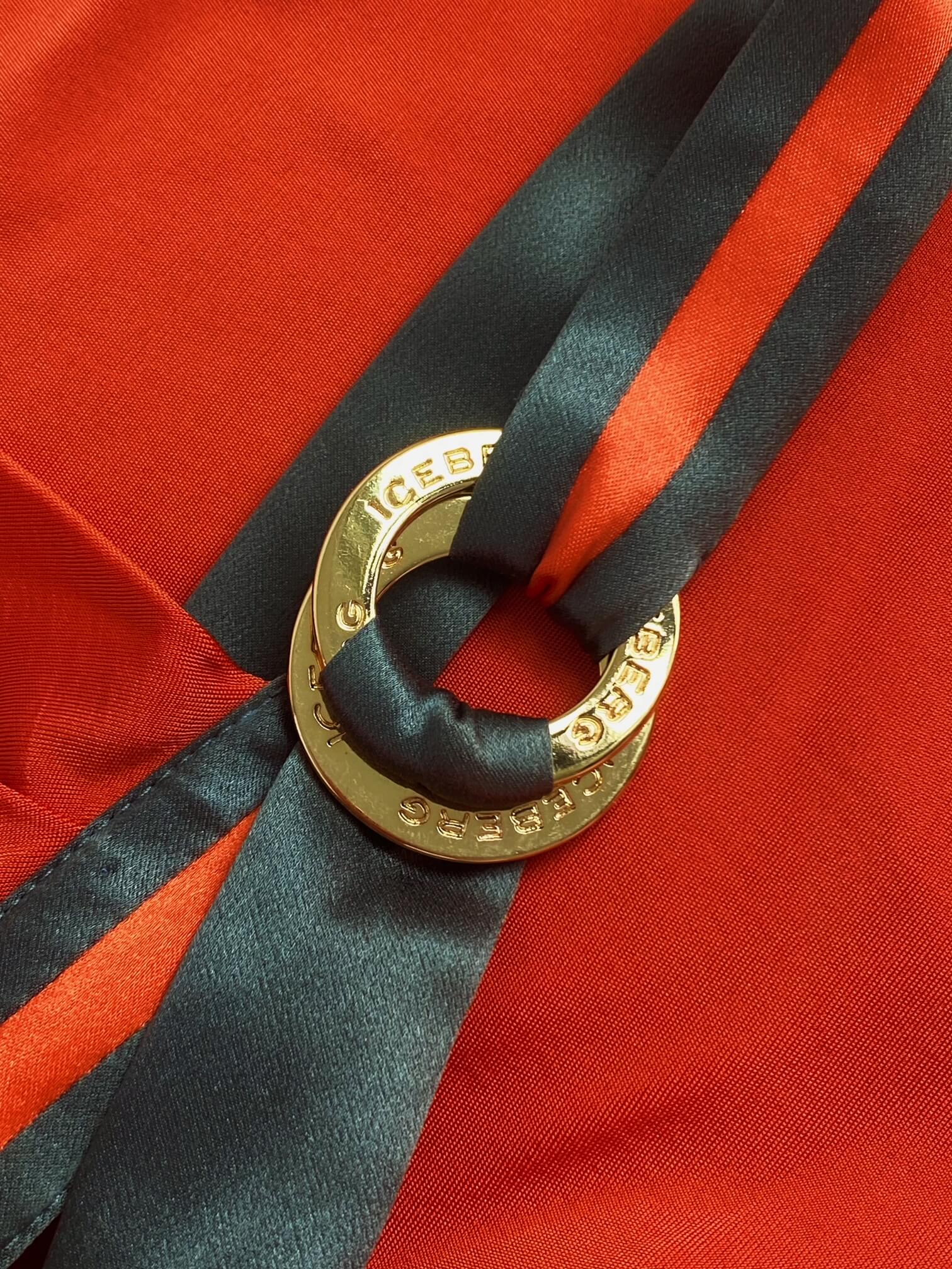 Vintage ICEBERG Medallion Mini Dress | S